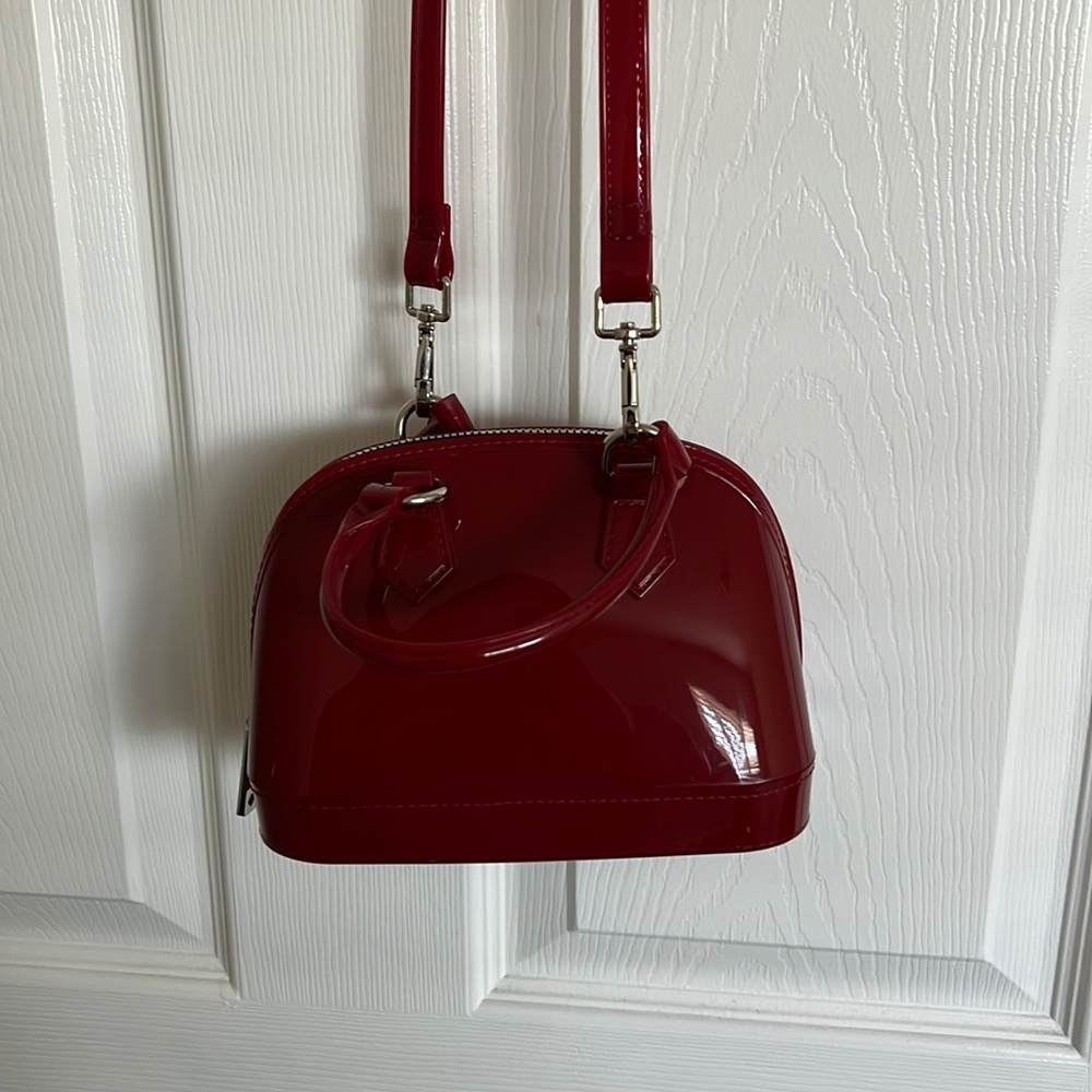 Red betsey johnson purse
